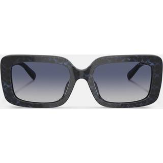 Coach HC8380U CL922 57654L 54 Solbriller Kvinder Blue - Pattern Pearly Sapphire Signature C - 54mm