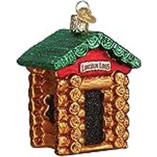 Old World Christmas Ornamenter Hasbro Lincoln Logs Glass blæst ornamenter til juletræ