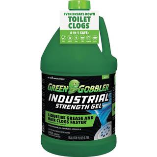 Green Gobbler Industrial Strength Fedt og hårafløb Clog Remover | Drain Cleaner Gel | Sikkert til rør Toiletter synker karbadafløb og septiske sy