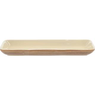 Serveringsfad rektangulært 38 x 14 cm, wood/sand