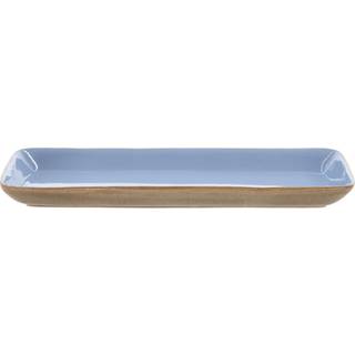 BITZ Wood serveringsfad rektangulært 38 x 14 cm  - ocean
