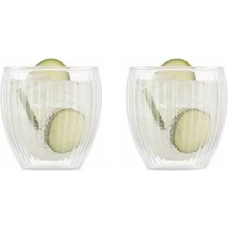 Bodum Pavina dobbeltvægget glas 20 cl 2-pak Klar