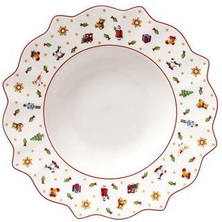 Villeroy & Boch Toy's Delight Dyb Tallerken - Juleskåle Porcelæn Hvid - 1485852706