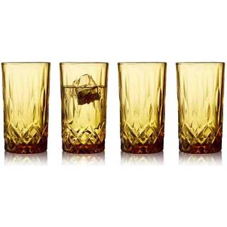 Sorrento Highball 4 stk. fra Lyngby Glas - Amber farve - Glas