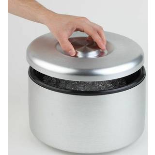 Isspand 8 liter Ø27 cm i anodiseret aluminium