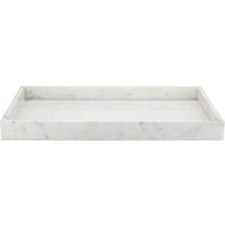 Bakke i hvid marmor