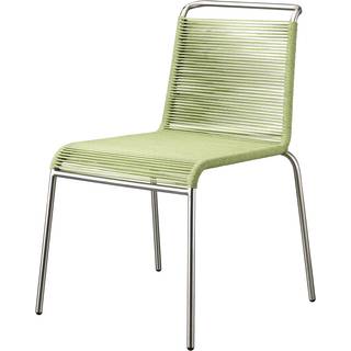 FDB Møbler M20 Teglgård Cord Chair stol Green mixed-stainless steel