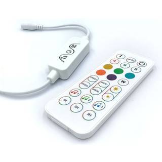 RGBIC kontroller med fjernbetjening - Bluetooth, RF trådløs, slim fjernbetjening, 4 pins