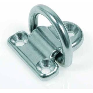 Foldbar padeye, rustfri, 49 x 48 mm, 3 huller