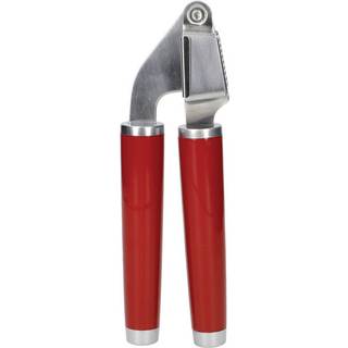 Hvidløgspresser, rustfrit stål, 19 cm, Empire Red - KitchenAid