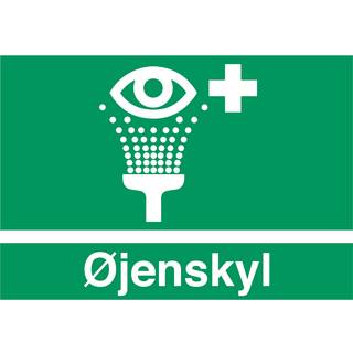 Øjenskyl - Refleks Alu. - 105 x 148 mm