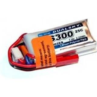 Dualsky 2s   300mAh - 30C - Dualsky med JST
