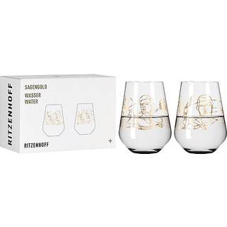 Sagengold vandglas 54cl, 2-pak - Ritzenhoff