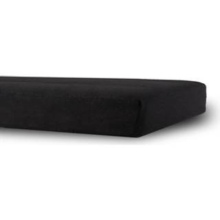 Lagen til barnevogn - 36x98 cm - Sort stræklagen - 100% Bomuld - Faconlagen til barnevognsmadras