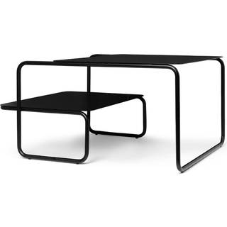 Ferm Living Level Sofabord 79x60 Cm - Sofabord Stål Sort - 1104265436