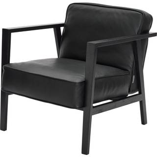 Andersen Furniture LC1 Loungestol - sort læder og sort lakeret stel
