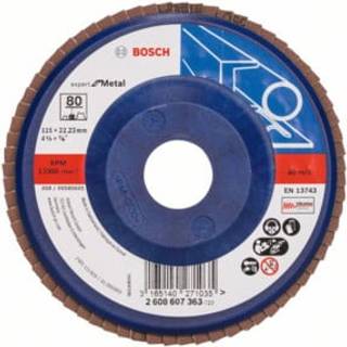 Bosch Lamelslibeskive B:mt Ø115x22mmk80 Flad - 2608607363