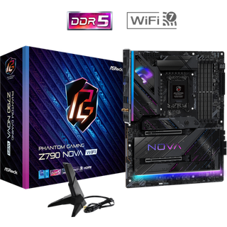 ASRock Z790 NOVA WIFI Bundkort - Intel Z790 - Intel LGA1700 socket - DDR5 RAM - ATX