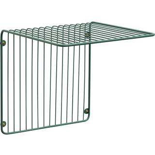 Væghylde, metal, grøn fra Hübsch
