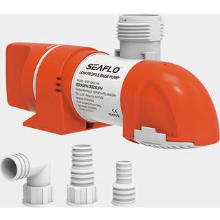 Nedsænkbar elektrisk lænsepumpe SEAFLO 14A-1100 GPH (69 liter / minut), 12V, automatisk driftstart, med niveauføler