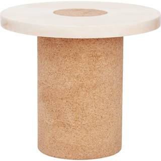 Frama Sintra Bord Ø 39 Cm - Sofabord Marmor Hvid - 4082