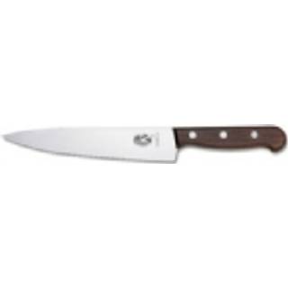 Victorinox kokkekniv 25 cm med bølgeskær og palisanderskaft