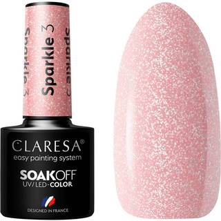 Claresa SoakOff UV/LED Color Sparkle Gel neglelak Skygge 3 5 g - 5 g