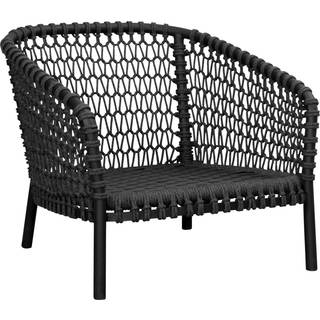 Cane-Line - Ocean large loungestol Dark grey, Cane-line Soft Rope