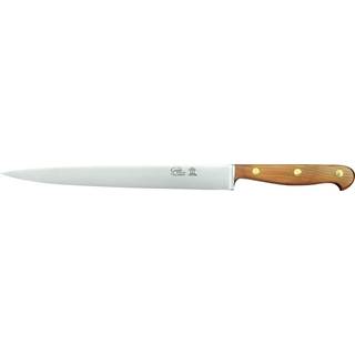 Güde Karl Güde Filiermesser 21 cm flexibel - CVM-Messerstahl - Griffschalen Pflaumenholz - Braun,Silber