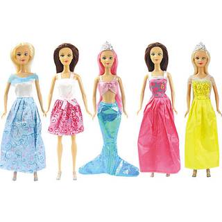 Fantasy world prinsesse dukke 5-pak (På lager i varehus)
