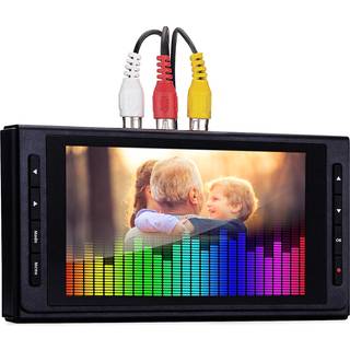 Video og lyd til digital konverter 5" skærm videobåndoptager, VHS, AV, RCA, Hi8, videokamera, dvd, spillesystemer, kassettebånd