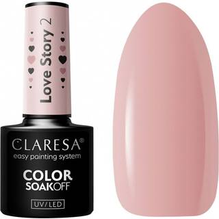 Claresa SoakOff UV/LED Color Love Story Gel neglelak Skygge 2 5 g - 5 g