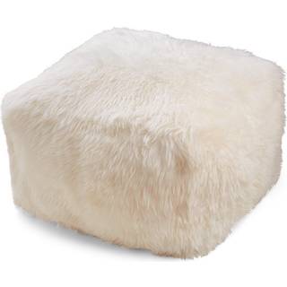Puf | Lammeskind | Premium | Langhåret | 50x50x32 cm