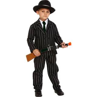 Gangster kostume 4-6 år