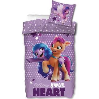 My little pony sengetøj - 150x210 cm - Follow your heart - 2 i 1 design - Sengesæt i 100% bomuld