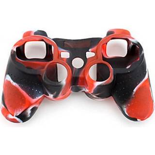 Silikonegreb til controller, Playstation 3, Camouflage Red