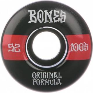 Bones Wheels OG Formula Skateboard Hjul 100 52mm V4 Wide 4pk Black