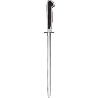 Güde Delta Wetzstahl 26 cm - CVM-Messerstahl - Griffschalen Grenadillholz - Braun,Silber