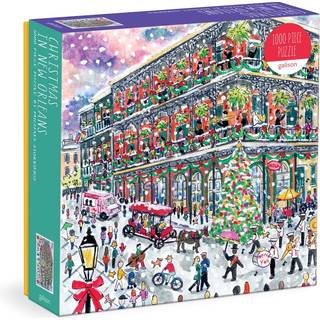 Michael Storrings Christmas in New Orleans 1000 Piece Puzzle with Square Box