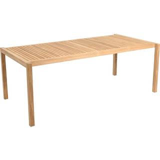 Carl Hansen - AH901 Matbord 203x100 cm - Udendørs spiseborde - Alfred Homann - Træ farvet - Træ