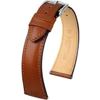 HIRSCH Siena Tuscan Leather Watch Strap Golden Brown