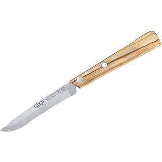 Güde Universalmesser 10 cm - Edelstahl - Olivenholzgriff - Braun,Silber