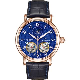 Carl von Zeyten CVZ0054RBLS Murg Mondphase Automatik Herrenuhr 46mm 5ATM
