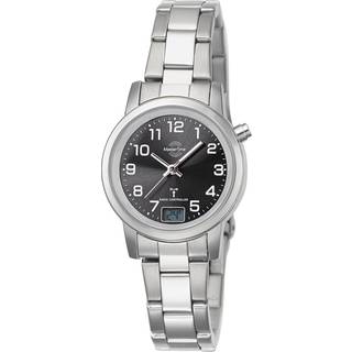 Master Time MTLA-10695-21M Damenuhr Funk Quarz Basic 33mm 3ATM