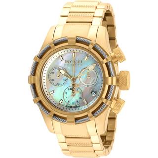 Invicta 90011 Hvid/Gul guldtonet stål Ø40 mm