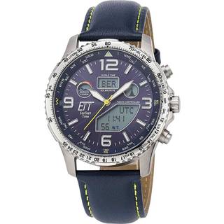 ETT EGT-11574-31L Herrenuhr Solar Titan Funkuhr 43mm 10ATM