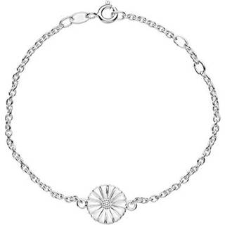 Lund Copenhagen Marguerit sølv armbånd med 11mm blomst