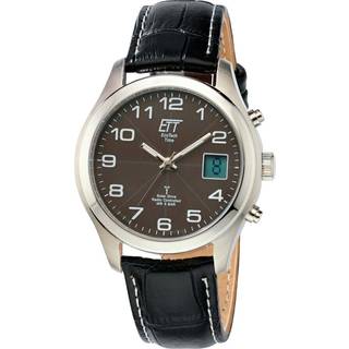 ETT EGS-11330-50L Solar Drive Funkuhr Basic Herrenuhr 39mm 5ATM