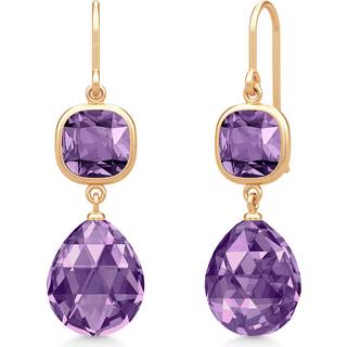 Olivia Earrings Amethyst