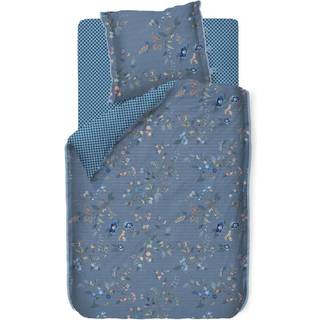 Blomstret sengetøj - 140x200 cm - Kawai Flower Blue - Sengelinned med dobbeltsidet design - 100% bomuld - Pip Studio